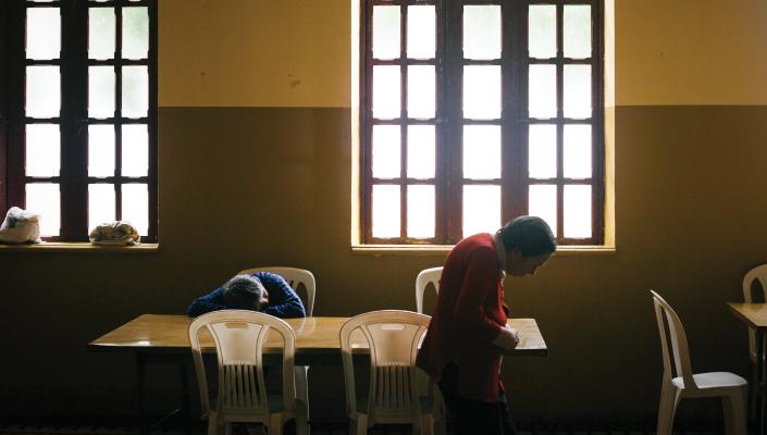 Elderly woman in Peru