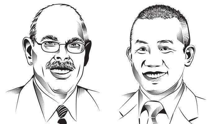 Henry Waxman and Clarence Lam