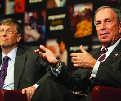 Bill Gates and Michael Bloomberg