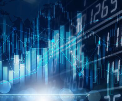 collage of charts, graphs, and numbers