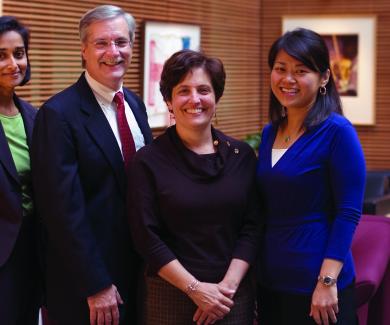 Rulan Parekh, Dean Mike Klag, Lucy Meoni, and Linda Kao