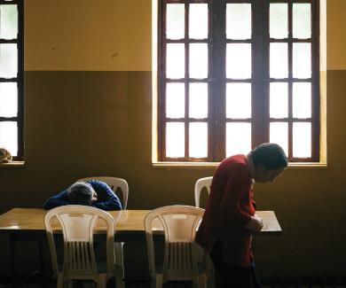 Elderly woman in Peru