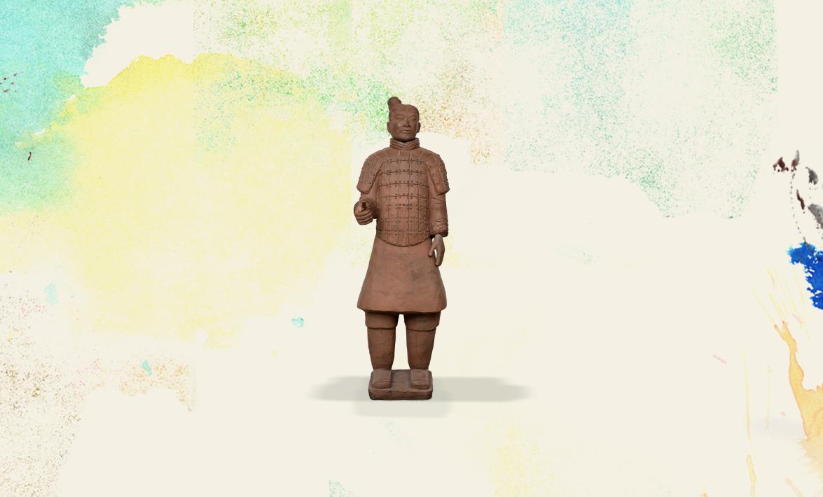 a terra cotta soldier